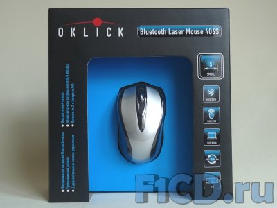 Oklick 406S – беспроводная лазерная Bluetooth мышь