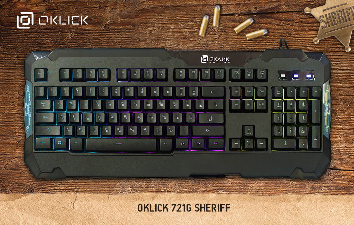 Клавиатура OKLICK 721G Sheriff